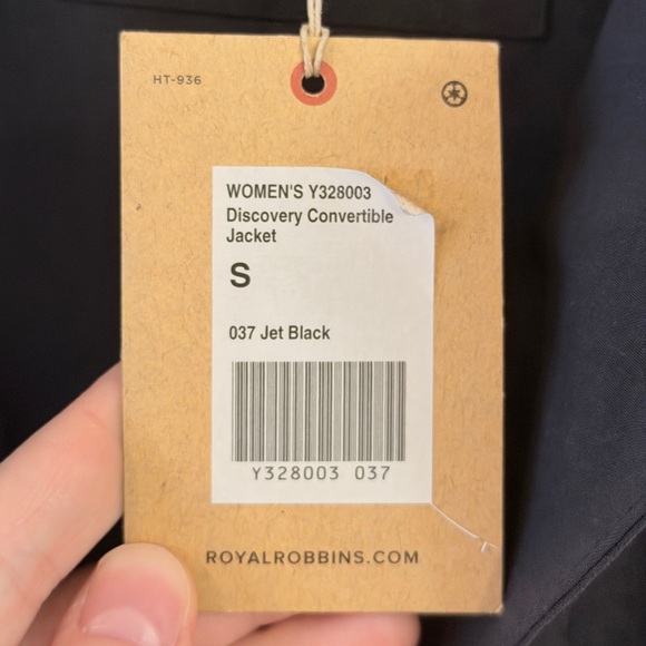 NWT Royal Robbins Discovery Convertible Jacket (Vest) in Jet Black - Women’s S - Picture 6 of 16